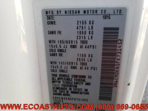 2015 Nissan NV200 SV