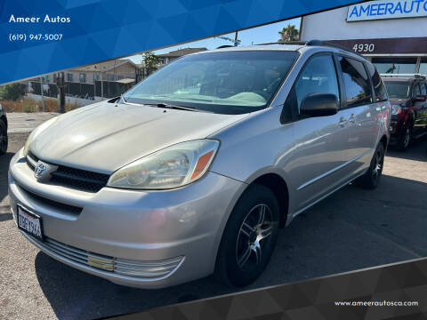 2005 Toyota Sienna for sale at Ameer Autos in San Diego CA