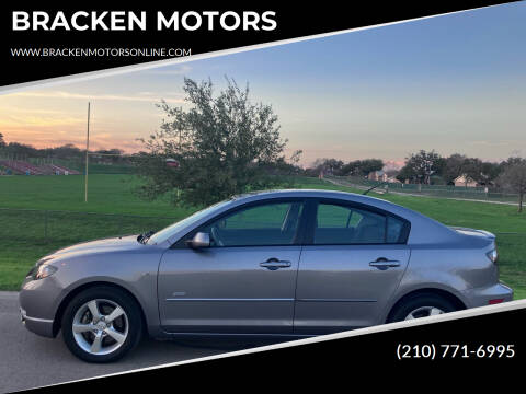 2006 Mazda MAZDA3 for sale at BRACKEN MOTORS in San Antonio TX