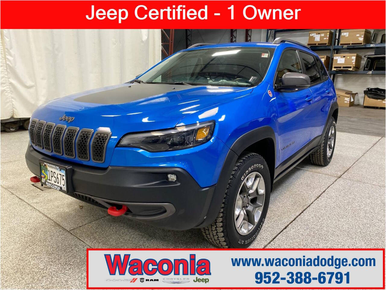 2019 Jeep Cherokee for sale at Victoria Auto Sales in Victoria, MN