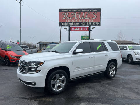 2016 Chevrolet Tahoe for sale at RAUL'S TRUCK & AUTO SALES, INC in Oklahoma City OK