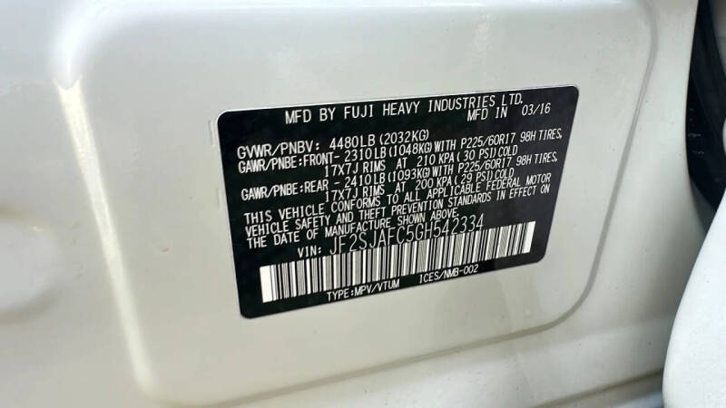 2016 Subaru Forester 2.5i Premium