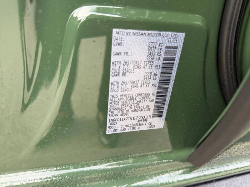 2026 Nissan Frontier PRO-4X