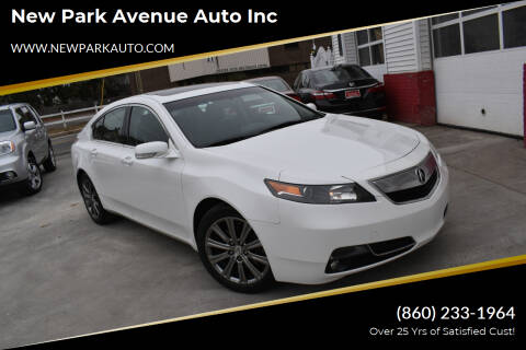 2014 Acura TL for sale at New Park Avenue Auto Inc in Hartford CT