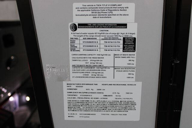 2020 Heartland Cyclone