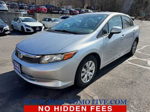 2012 Honda Civic for sale at J & M Automotive in Naugatuck CT