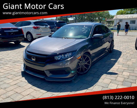 2016 Honda Civic for sale at Giant Motor Cars in Tampa FL