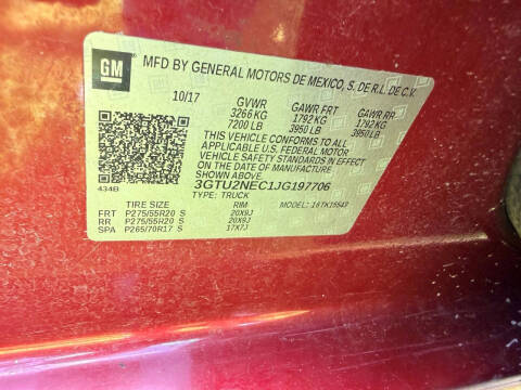 2018 GMC Sierra 1500