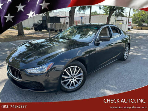 2014 Maserati Ghibli for sale at CHECK AUTO, INC. in Tampa FL