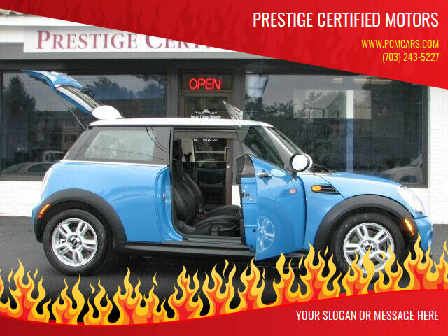 2013 MINI Hardtop for sale at Prestige Certified Motors in Falls Church VA