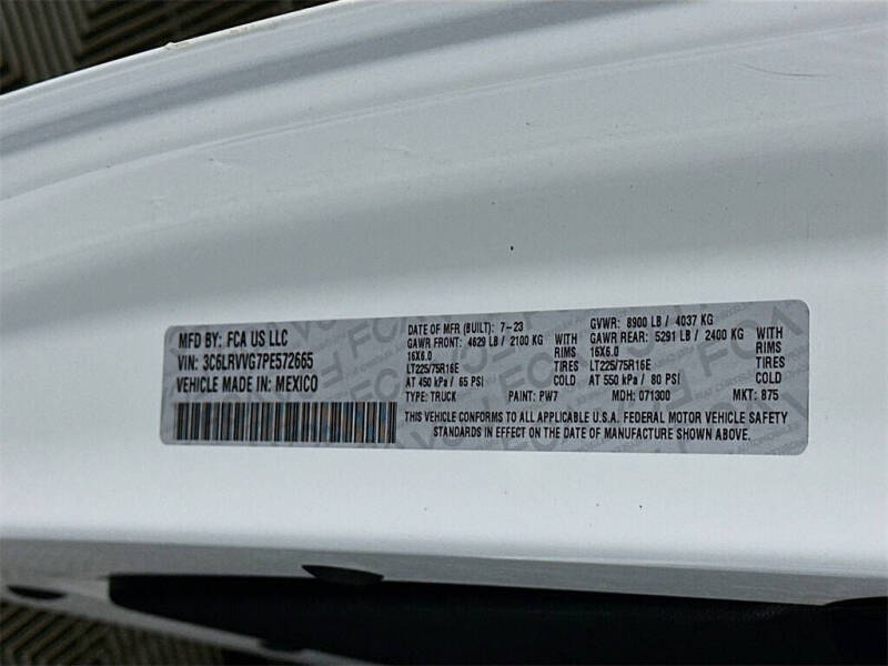 2023 RAM ProMaster 2500 136 WB