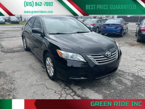 2007 Toyota Camry Hybrid for sale at Green Ride Inc in Nashville TN