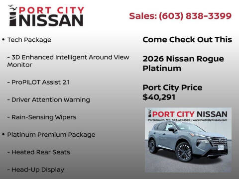 2026 Nissan Rogue Platinum