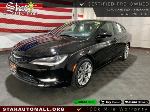 2015 Chrysler 200 for sale at STAR AUTO MALL 512 in Bethlehem PA