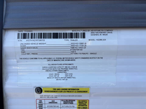 2024 Keystone RV Hideout