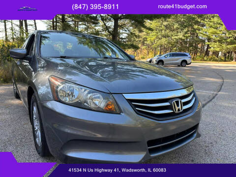 2012 Honda Accord for sale at Route 41 Budget Auto in Wadsworth IL