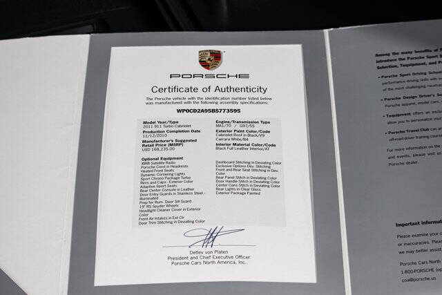 2011 Porsche 911 Turbo