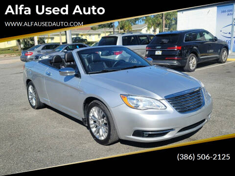 2012 Chrysler 200 for sale at Alfa Used Auto in Holly Hill FL