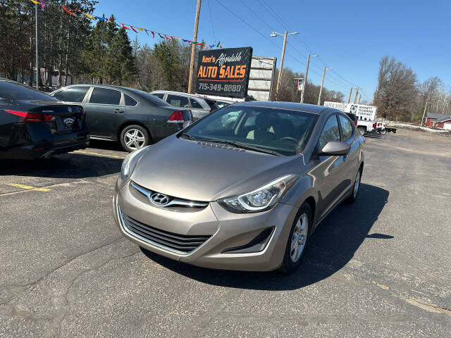 2014 Hyundai ELANTRA for sale at Auto Hunter in Webster, WI