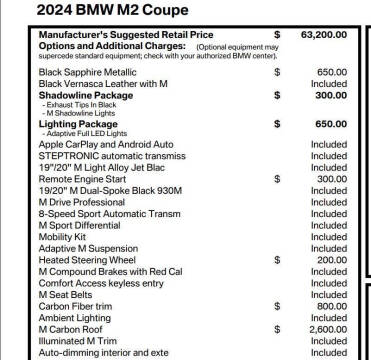 2024 BMW M2