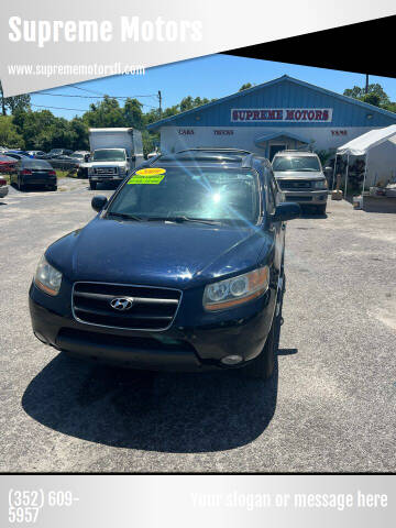 2009 Hyundai Santa Fe for sale at Supreme Motors in Leesburg FL