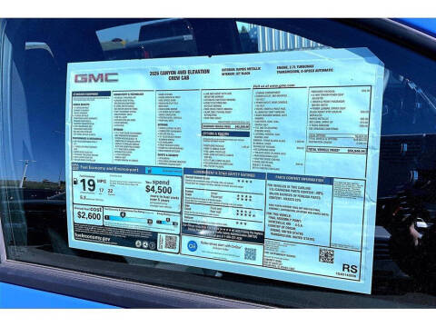 2026 GMC Canyon Elevation