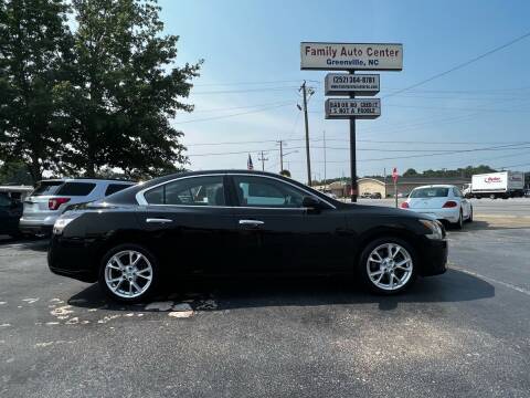 2014 Nissan Maxima for sale at FAMILY AUTO CENTER in Greenville NC