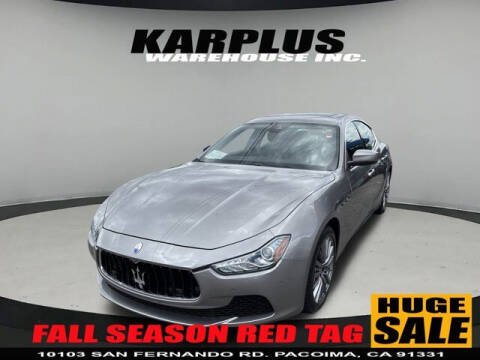 2017 Maserati Ghibli for sale at Karplus Warehouse in Pacoima CA