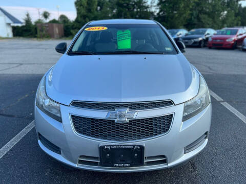 2013 Chevrolet Cruze for sale at North Irving Motors INC in Fredericksburg VA