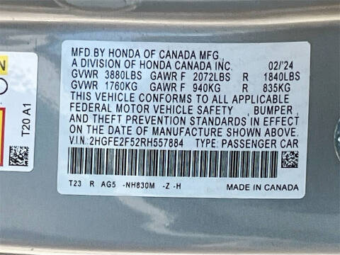 2024 Honda Civic Sport