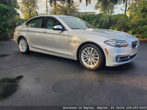 2014 BMW 5 Series for sale at Autohaus of Naples in Naples FL