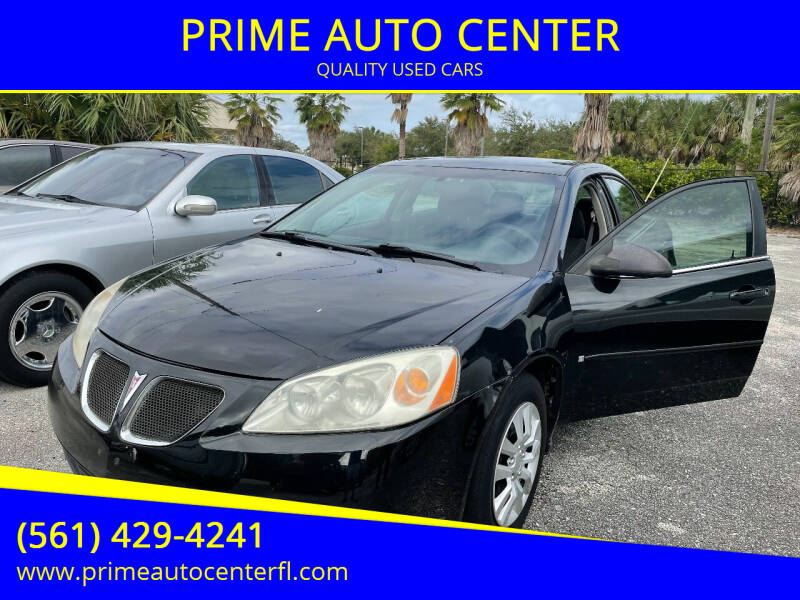 2007 Pontiac G6 for sale at PRIME AUTO CENTER in Palm Springs FL