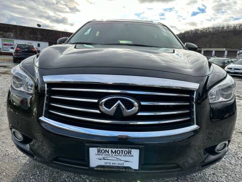 2013 Infiniti JX35 for sale at Ron Motor Inc. in Wantage NJ