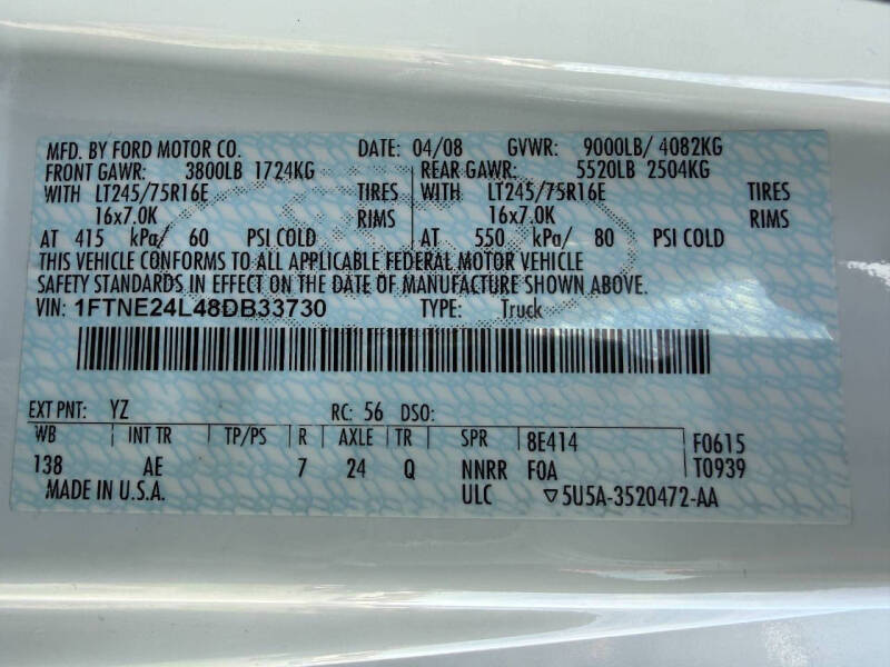 2008 Ford E-Series