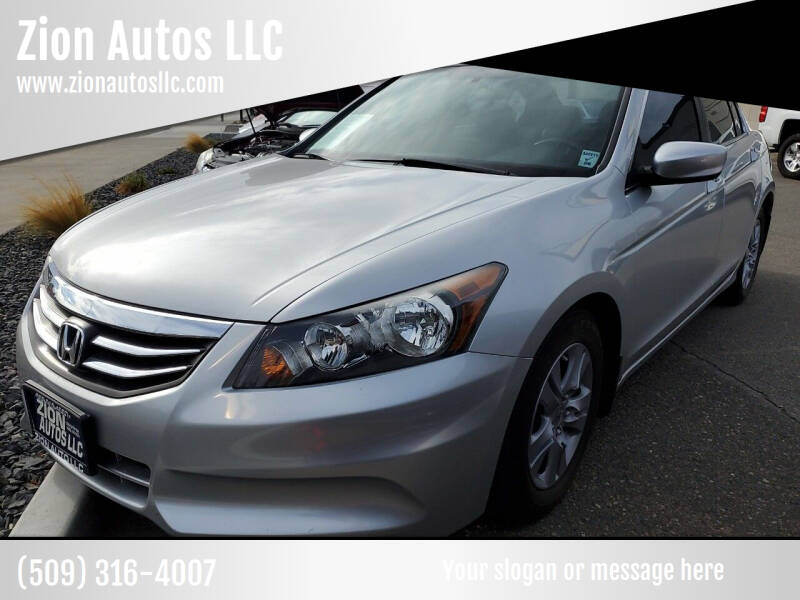 2012 Honda Accord for sale at Zion Autos LLC in Pasco WA