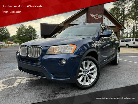 2013 BMW X3 for sale at Exclusive Auto Wholesale in Columbia SC