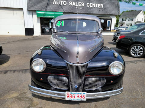 1941 Ford Deluxe for sale at Auto Sales Center Inc in Holyoke MA