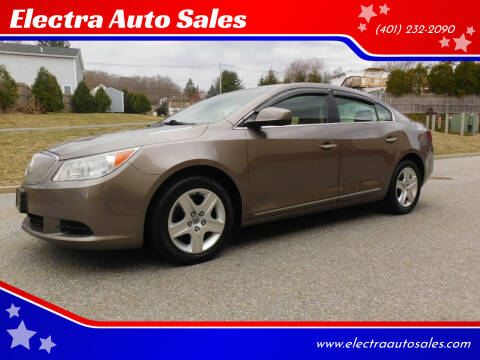2011 Buick LaCrosse for sale at Electra Auto Sales in Johnston RI