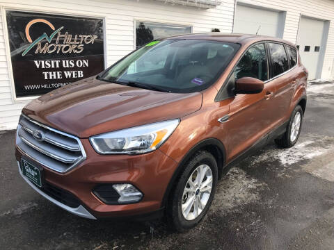 2017 Ford Escape for sale at HILLTOP MOTORS INC in Caribou ME