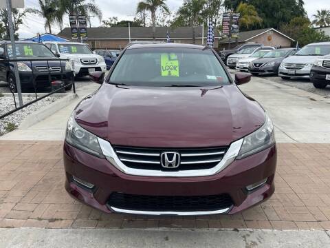 2013 Honda Accord for sale at E and M Auto Sales in Bloomington CA