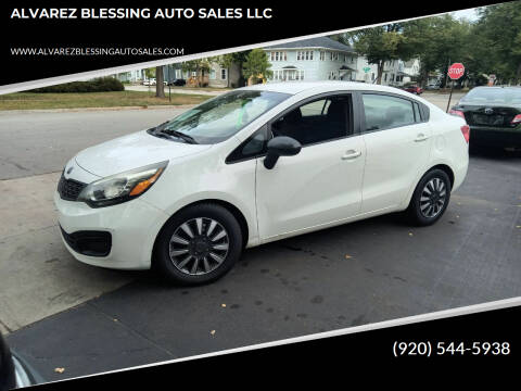 2013 Kia Rio for sale at ALVAREZ BLESSING AUTO SALES LLC in Green Bay WI