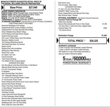 2019 Dodge Grand Caravan SE