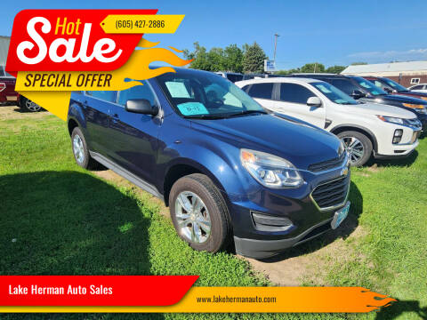 2016 Chevrolet Equinox for sale at Lake Herman Auto Sales in Madison SD