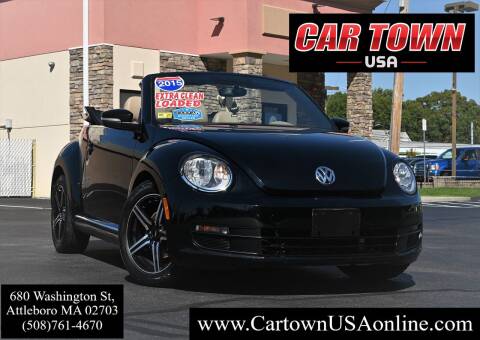 2015 Volkswagen Beetle Convertible for sale at Car Town USA in Attleboro MA