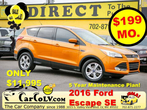 2016 Ford Escape for sale at The Car Company in Las Vegas NV