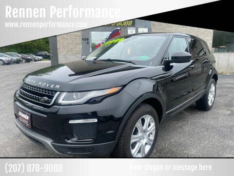 2018 Land Rover Range Rover Evoque for sale at Rennen Performance in Auburn ME