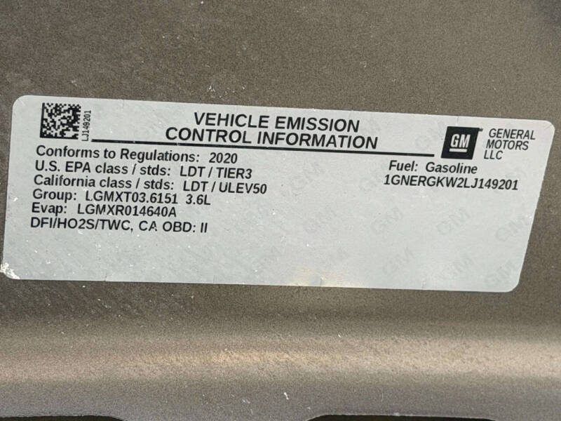 2020 Chevrolet Traverse LT Cloth