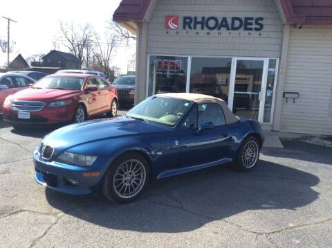 2001 BMW Z3 for sale at Rhoades Automotive Inc. in Columbia City IN