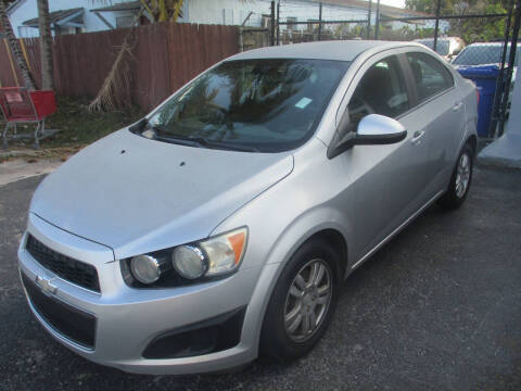 2013 Chevrolet Sonic for sale at K & V AUTO SALES LLC in Hollywood FL