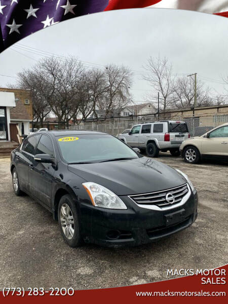 2012 Nissan Altima for sale at Macks Motor Sales in Chicago IL